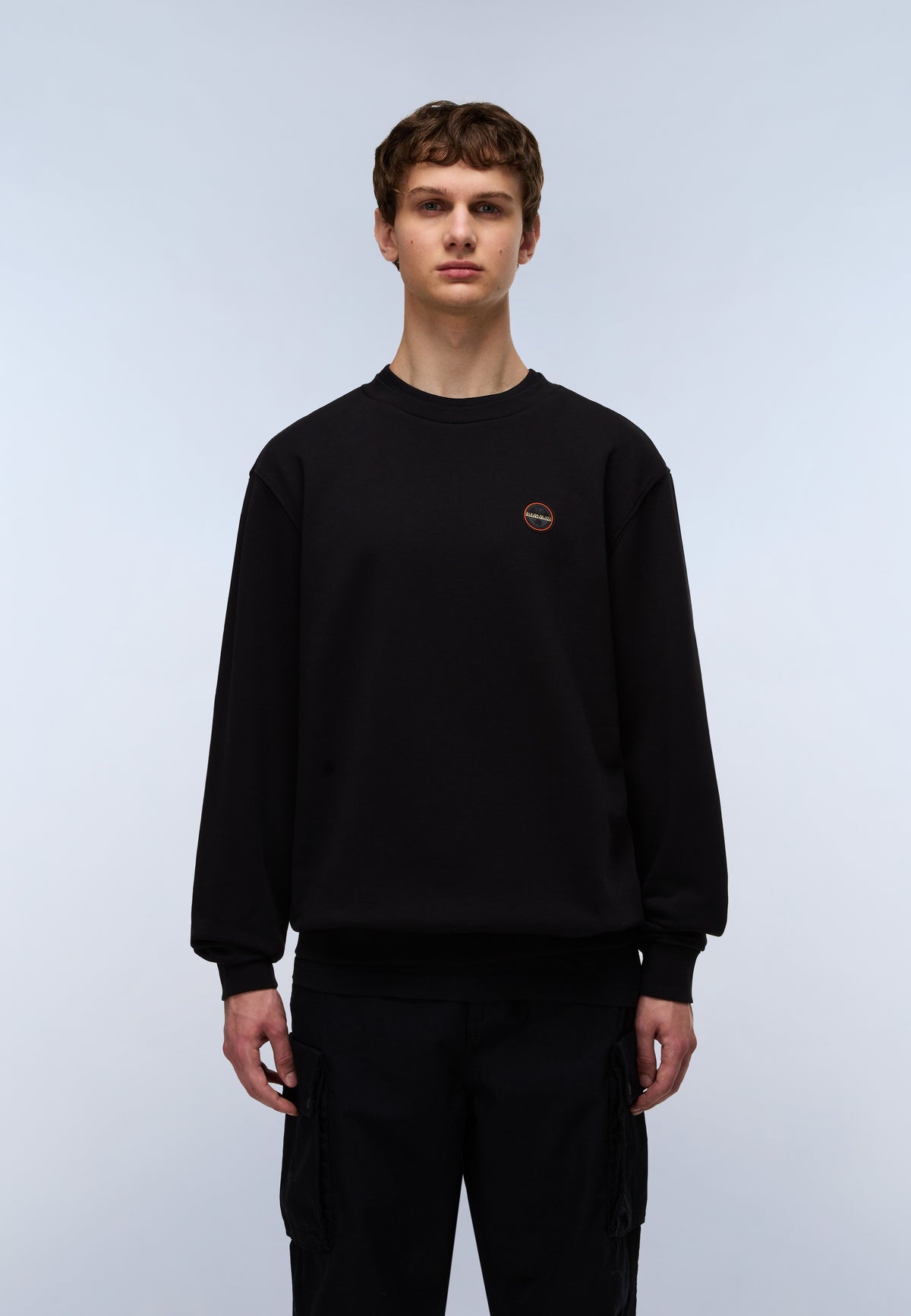 Badge French Terry Sweatshirt Black - 3