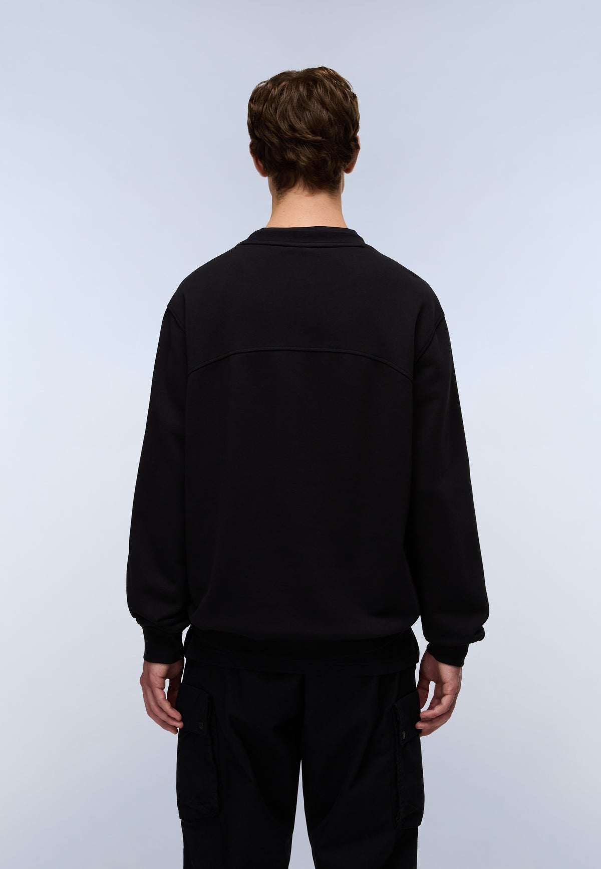 Badge French Terry Sweatshirt Black - 4
