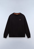 Badge French Terry Sweatshirt Black - 1