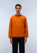 Napapijri Sweat-shirt en French Terry Badge Orange Gold Homme - 3