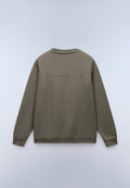 Badge French Terry Sweatshirt Green Tea Leaf - 5