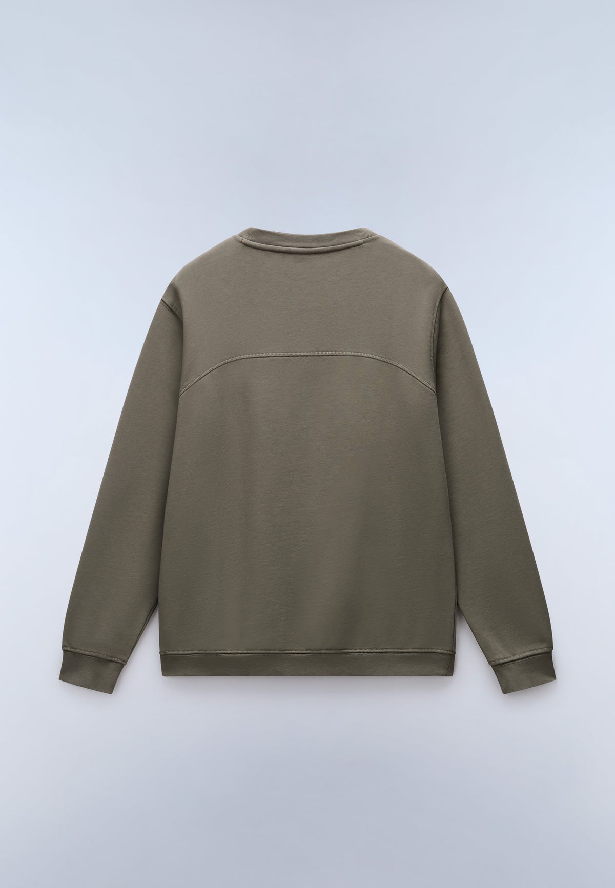 Badge French Terry Sweatshirt Green Tea Leaf - 5