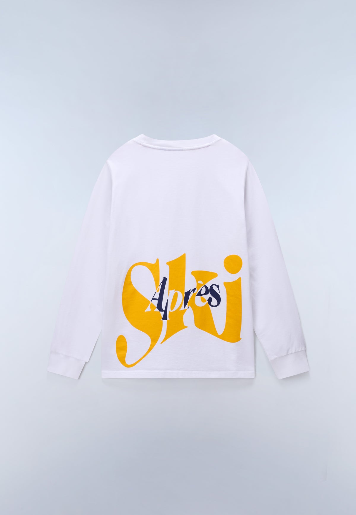 Langärmeliges Jersey-T-Shirt Fiemme Weiss - 2