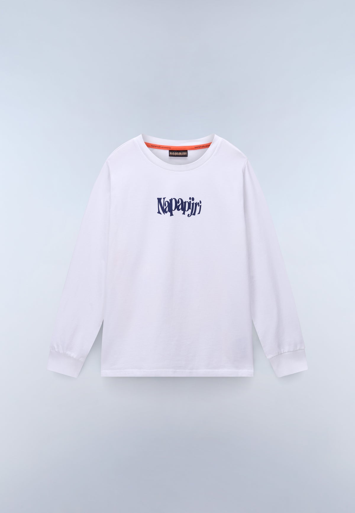 Langärmeliges Jersey-T-Shirt Fiemme Weiss - 1