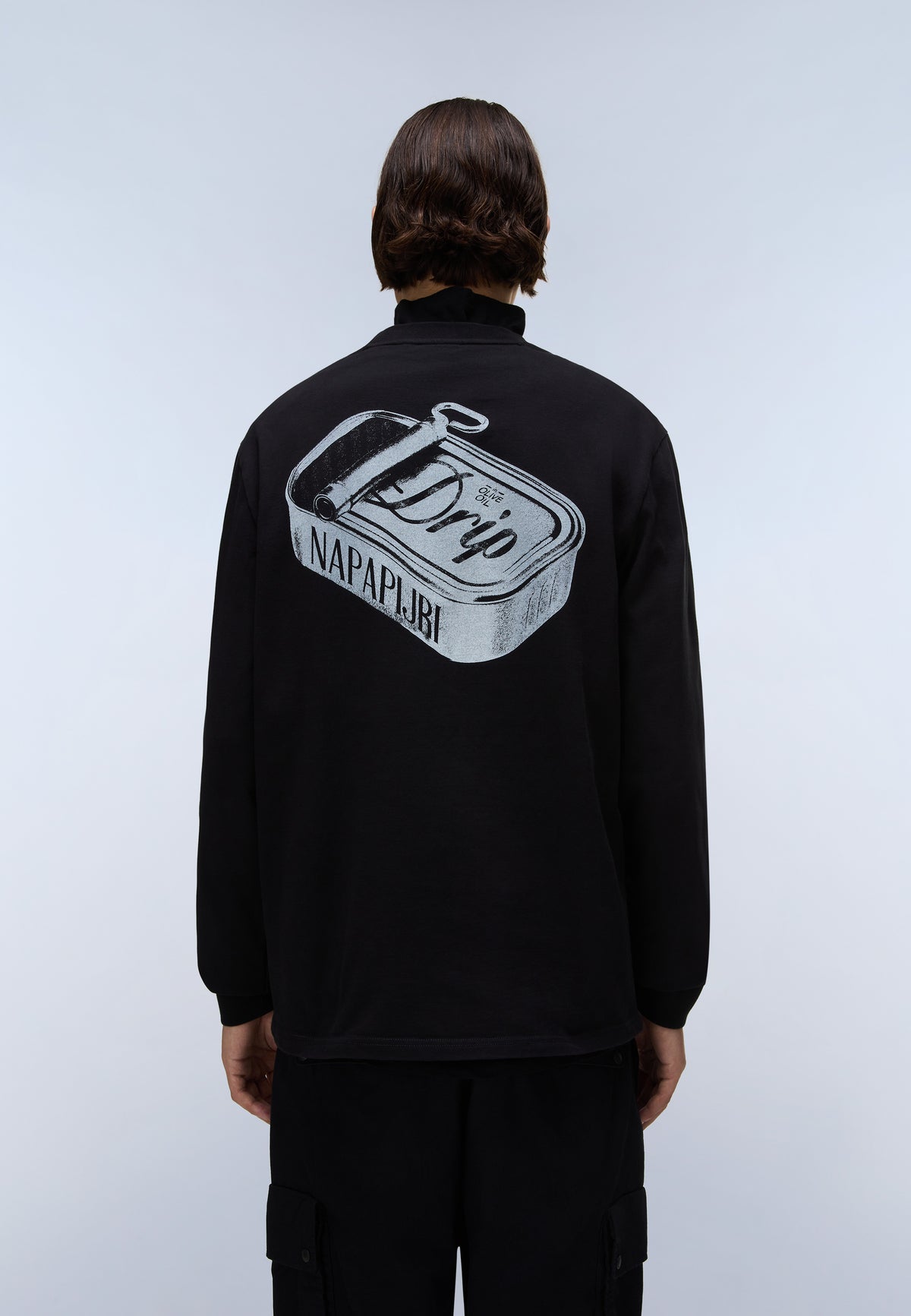 Fiemme Jersey Long Sleeve T-Shirt Black - 4