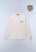 Langärmeliges Jersey-T-Shirt Fiemme Beige - 1