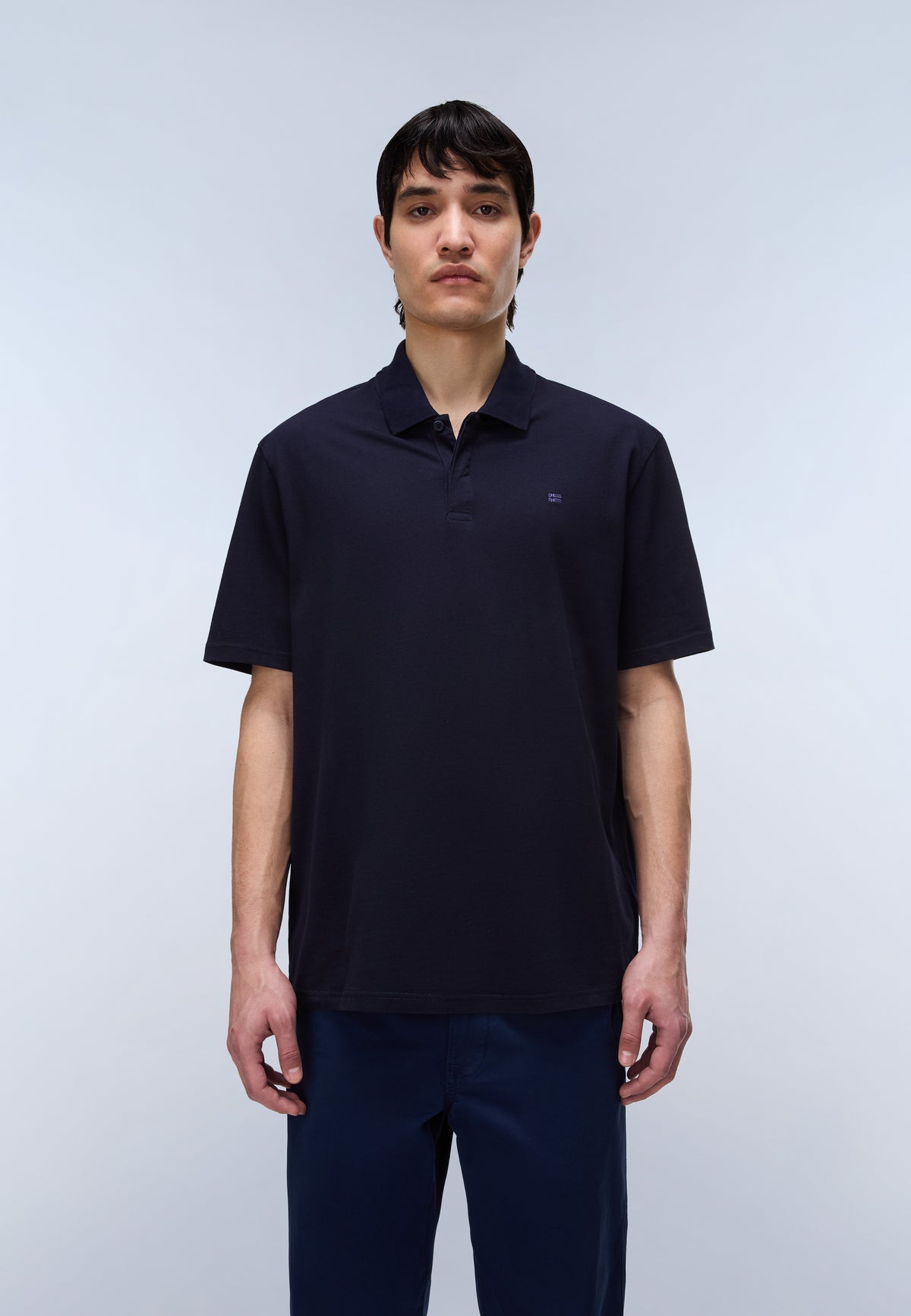Nedles  Short Sleeve Polo Dark Blue - 3