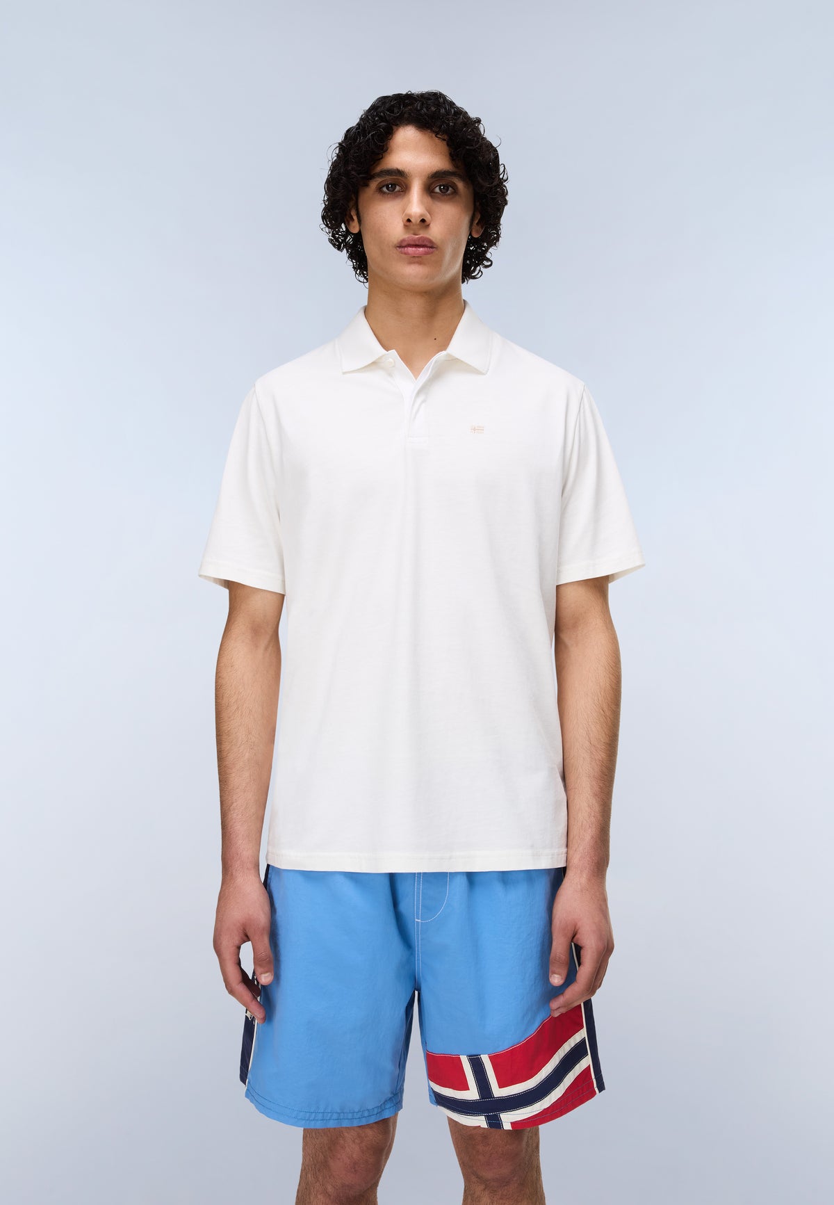 Nedles  Short Sleeve Polo White - 3