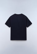 T-Shirt à Manches Courtes en Jersey Badge Dark Blue - 5
