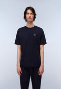 T-Shirt à Manches Courtes en Jersey Badge Dark Blue - 3