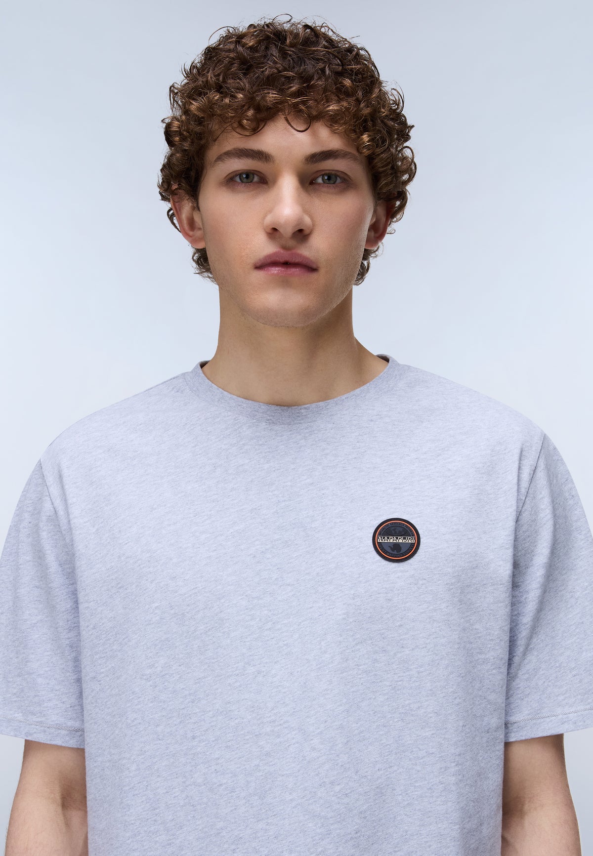 T-Shirt à Manches Courtes en Jersey Badge  - 2