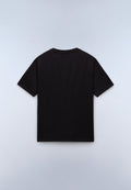 Badge Jersey T-Shirt met Korte Mouwen Zwart - 5