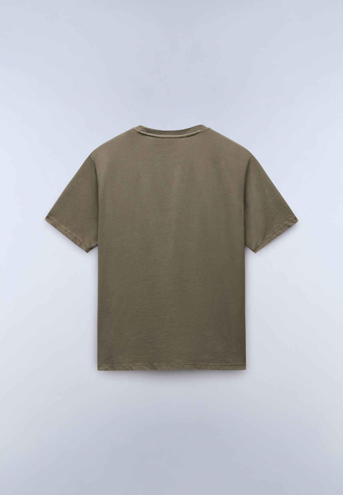 T-Shirt à Manches Courtes en Jersey Badge Vert Tea Leaf - 5