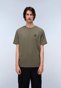 T-Shirt à Manches Courtes en Jersey Badge Vert Tea Leaf - 3