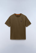 T-Shirt à Manches Courtes en Jersey Badge  - 1