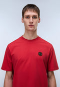 T-Shirt a Maniche Corte Badge in Jersey  - 2