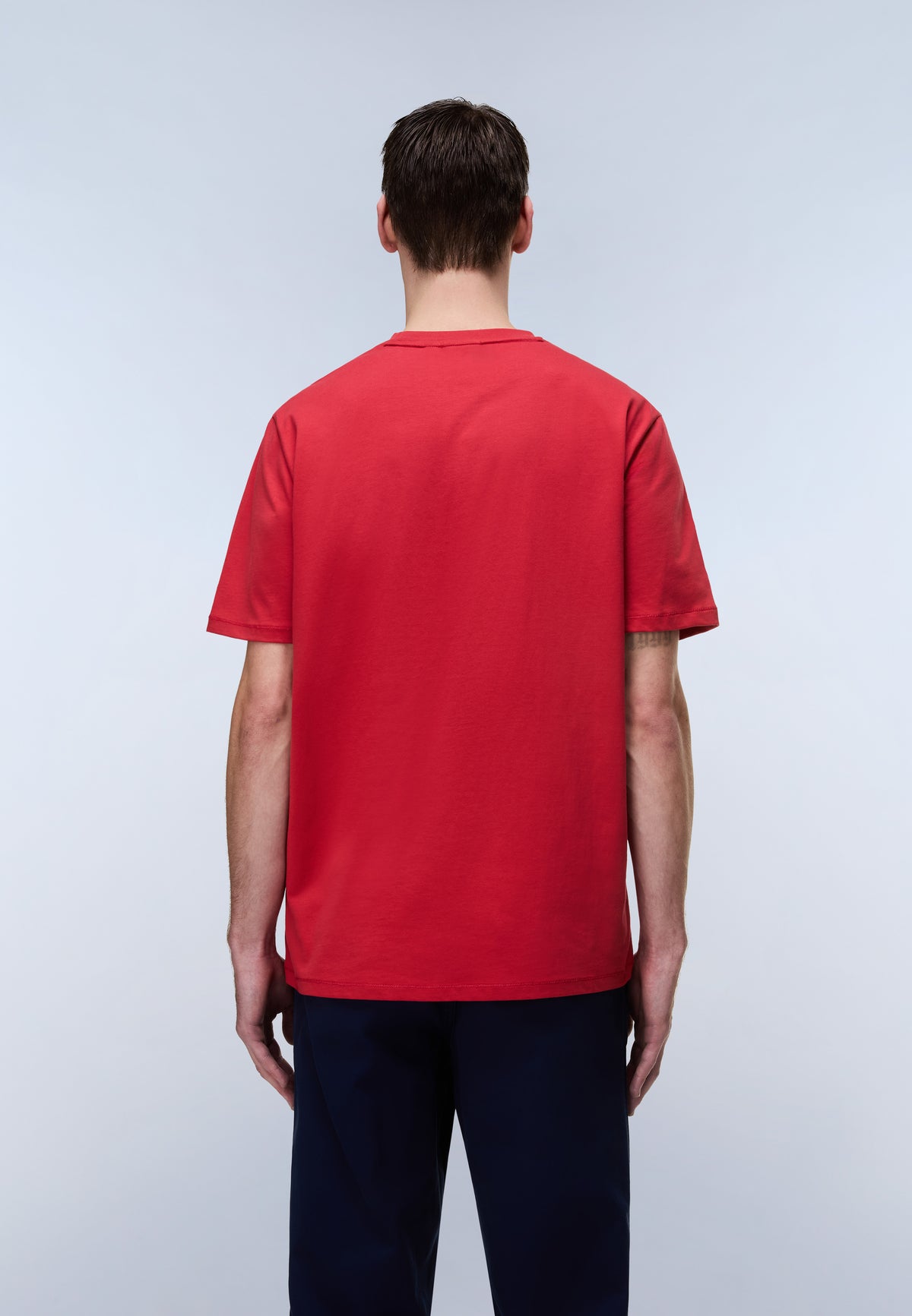 T-Shirt a Maniche Corte Badge in Jersey  - 4