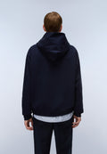 Elevated Logo French Terry Hoodie Dark Blue - 6