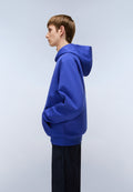 Elevated Logo French Terry Hoodie Royal Blue - 5