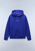 Elevated Logo French Terry Hoodie Royal Blue - 1