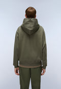 Elevated Logo French Terry Hoodie Green Tea Leaf - 6