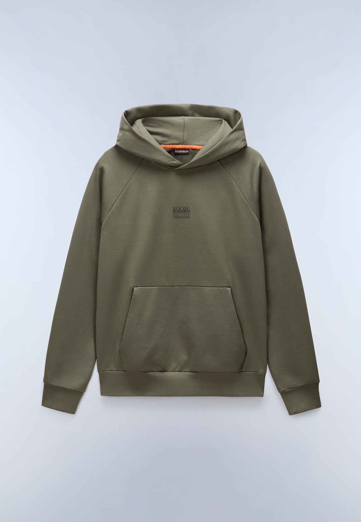 Elevated Logo French Terry Hoodie Green Tea Leaf - 1