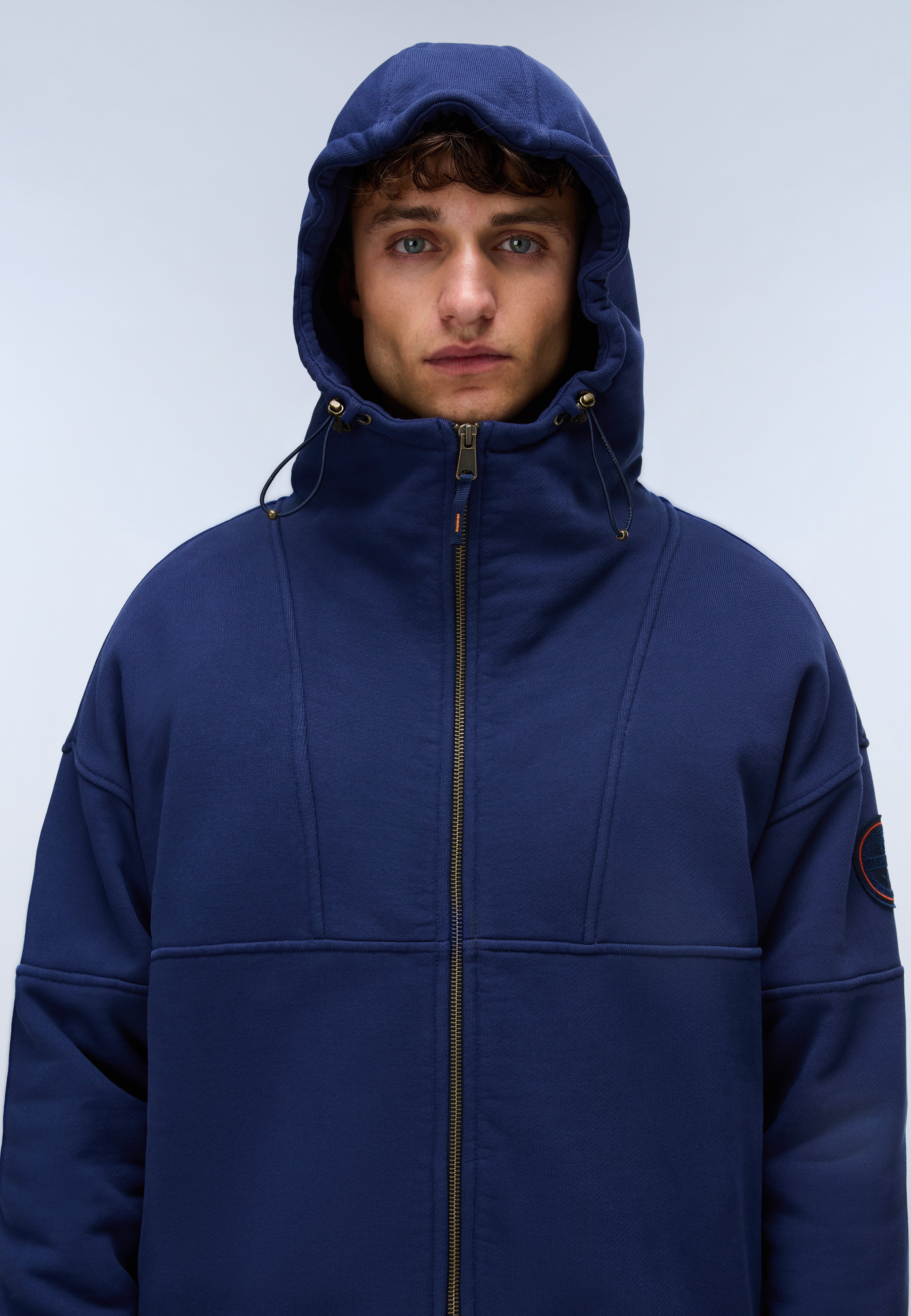 Bloom Full-Zip Hoodie - Blue Academy
