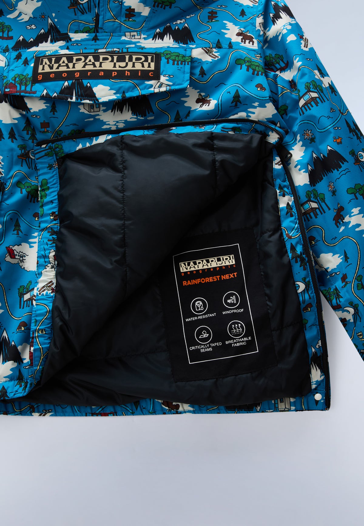 Giacca Anorak Rainforest Next con Stampa All-Over  - 7