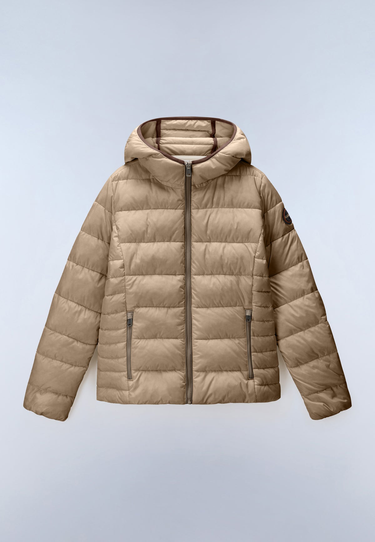 Napapijri Alma Hood Jacket Light Brown Women - 1