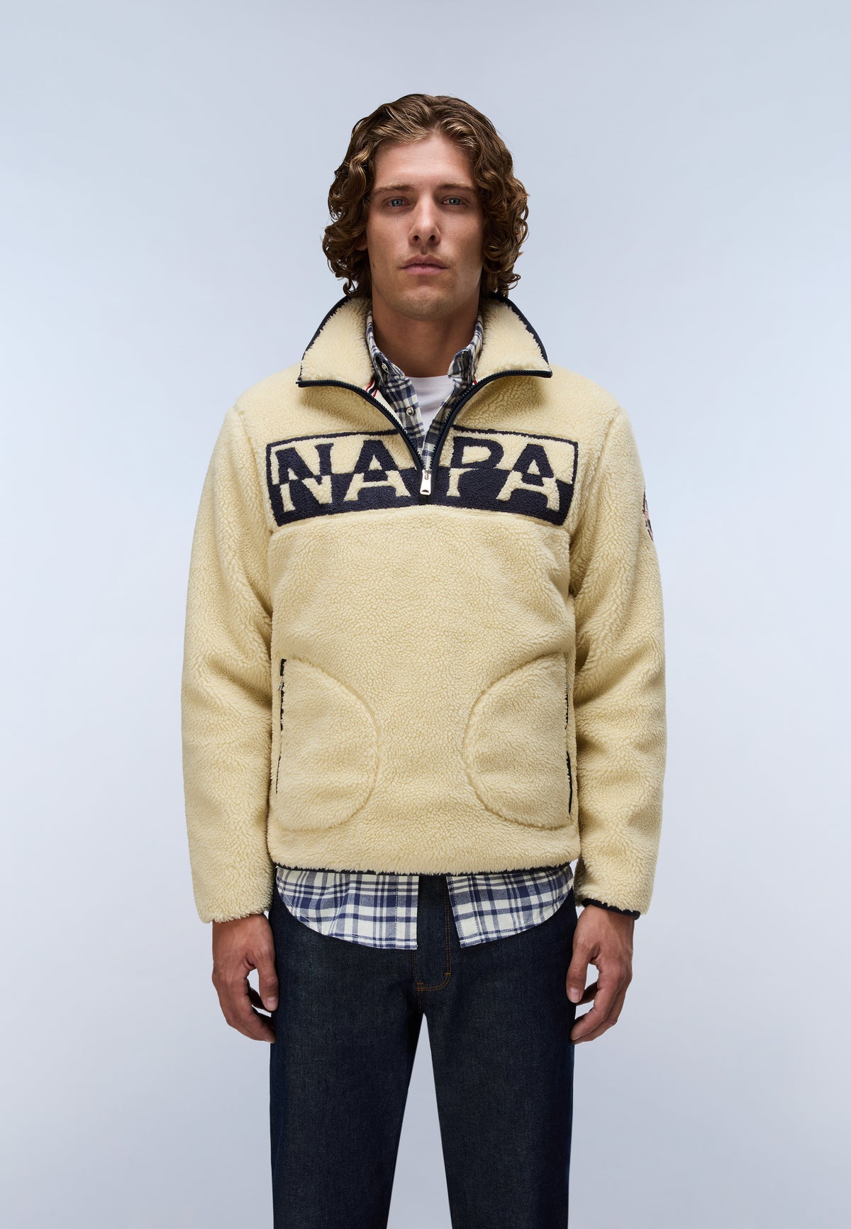 Archive Half-Zip Fleece Beige N5E - 4