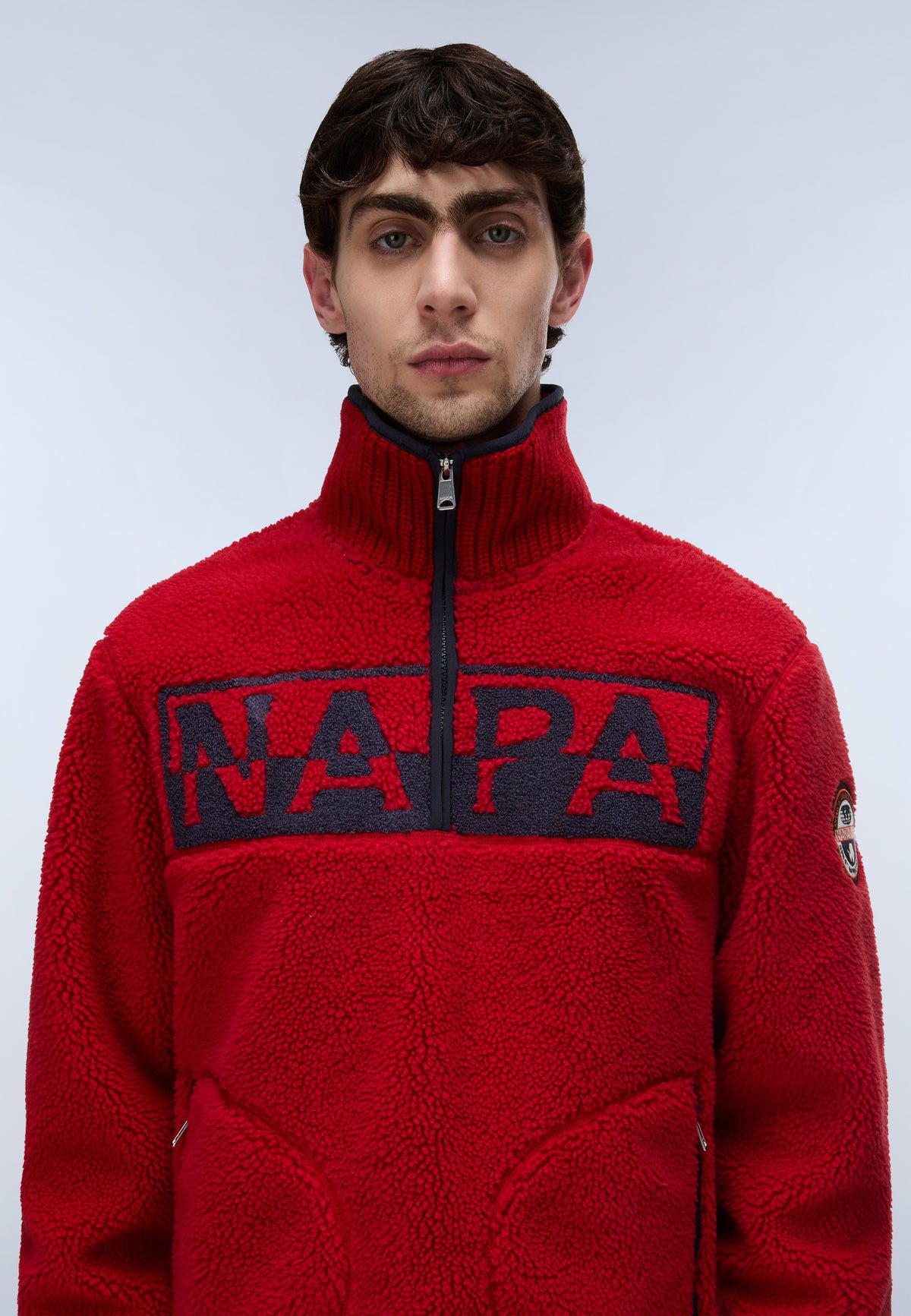 Archive Half-Zip Fleece Red - 2