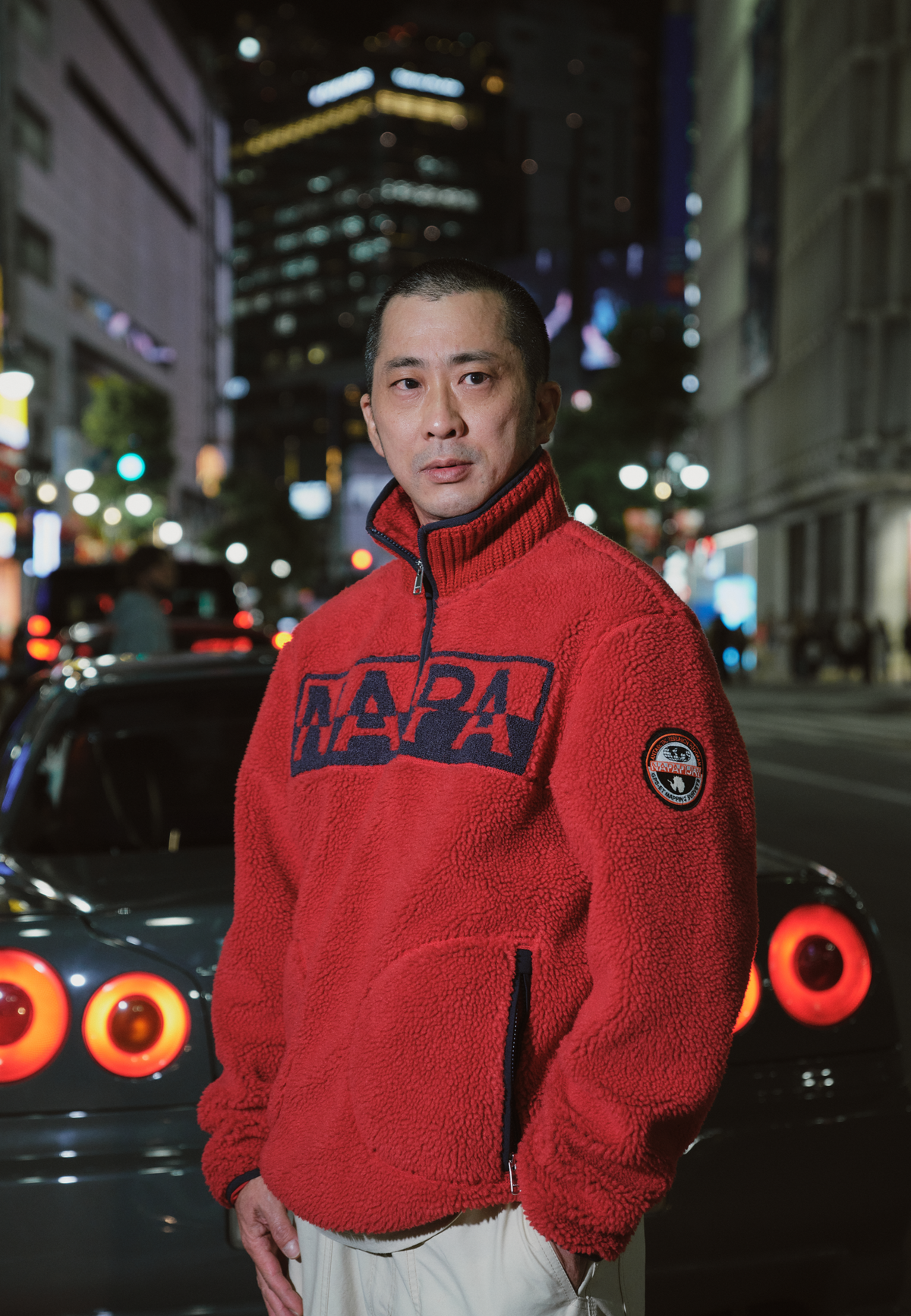 Napapijri Archive Half-Zip Fleece Red Men - 9