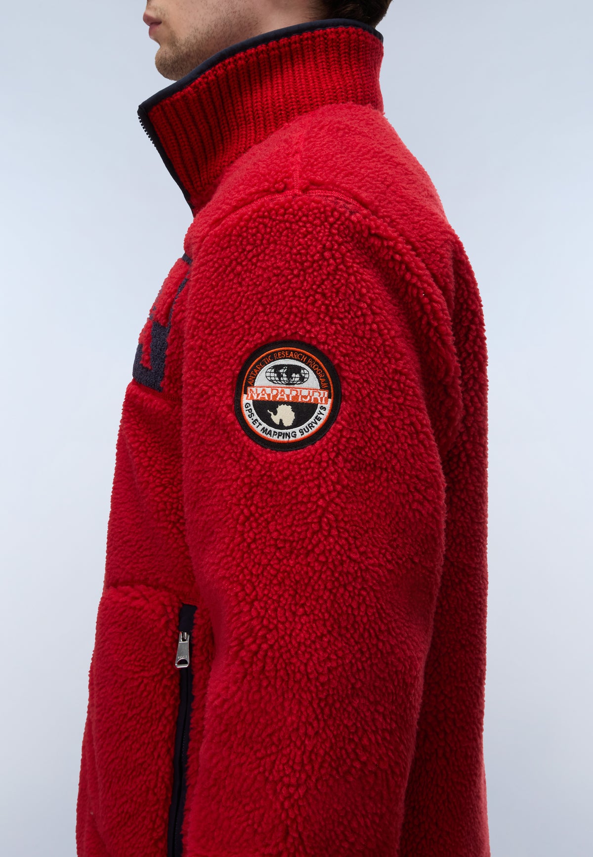 Archive Half-Zip Fleece Red - 7