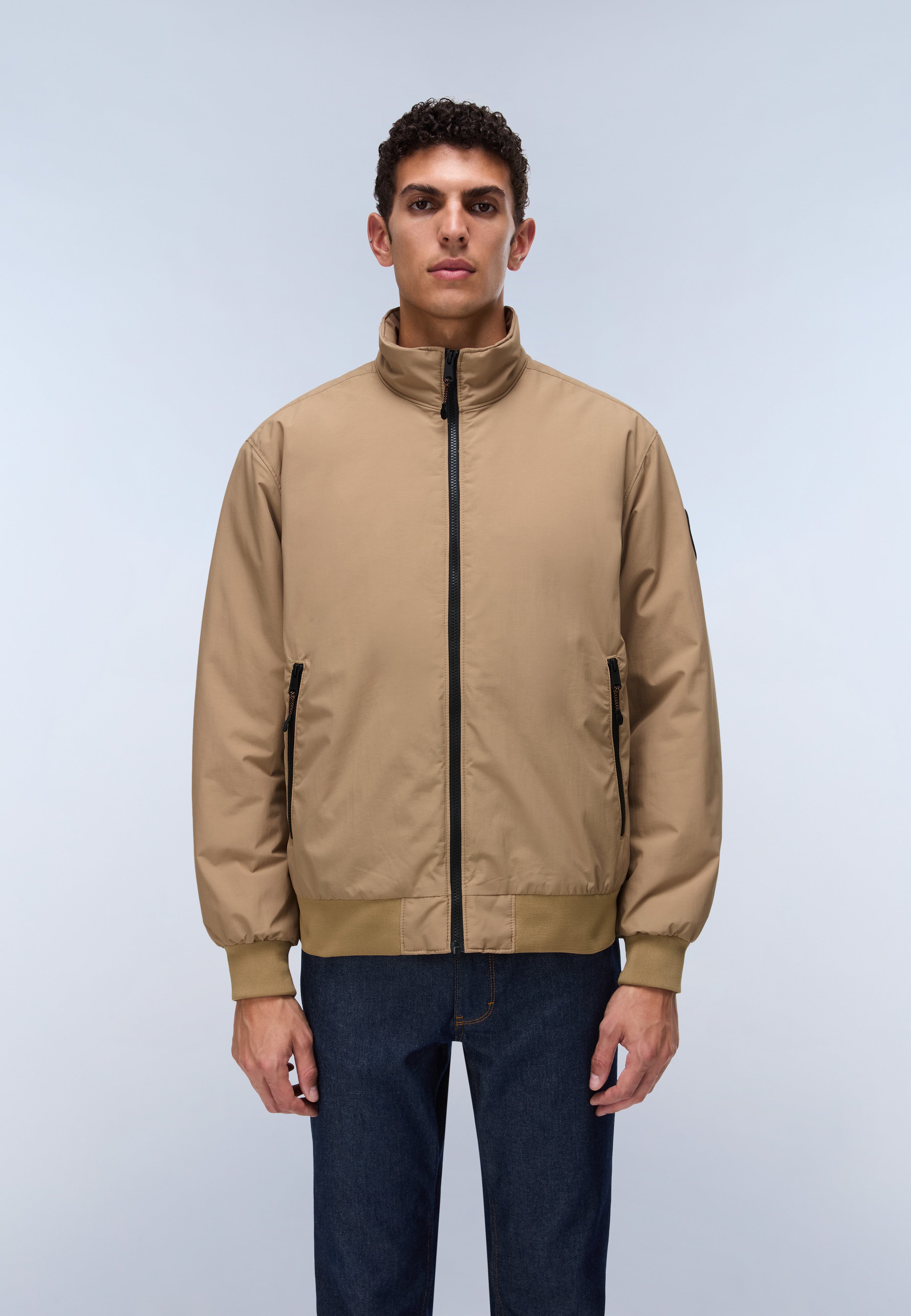 Napapijri Giovi Winter Jacket Men Beige Petrified Oak