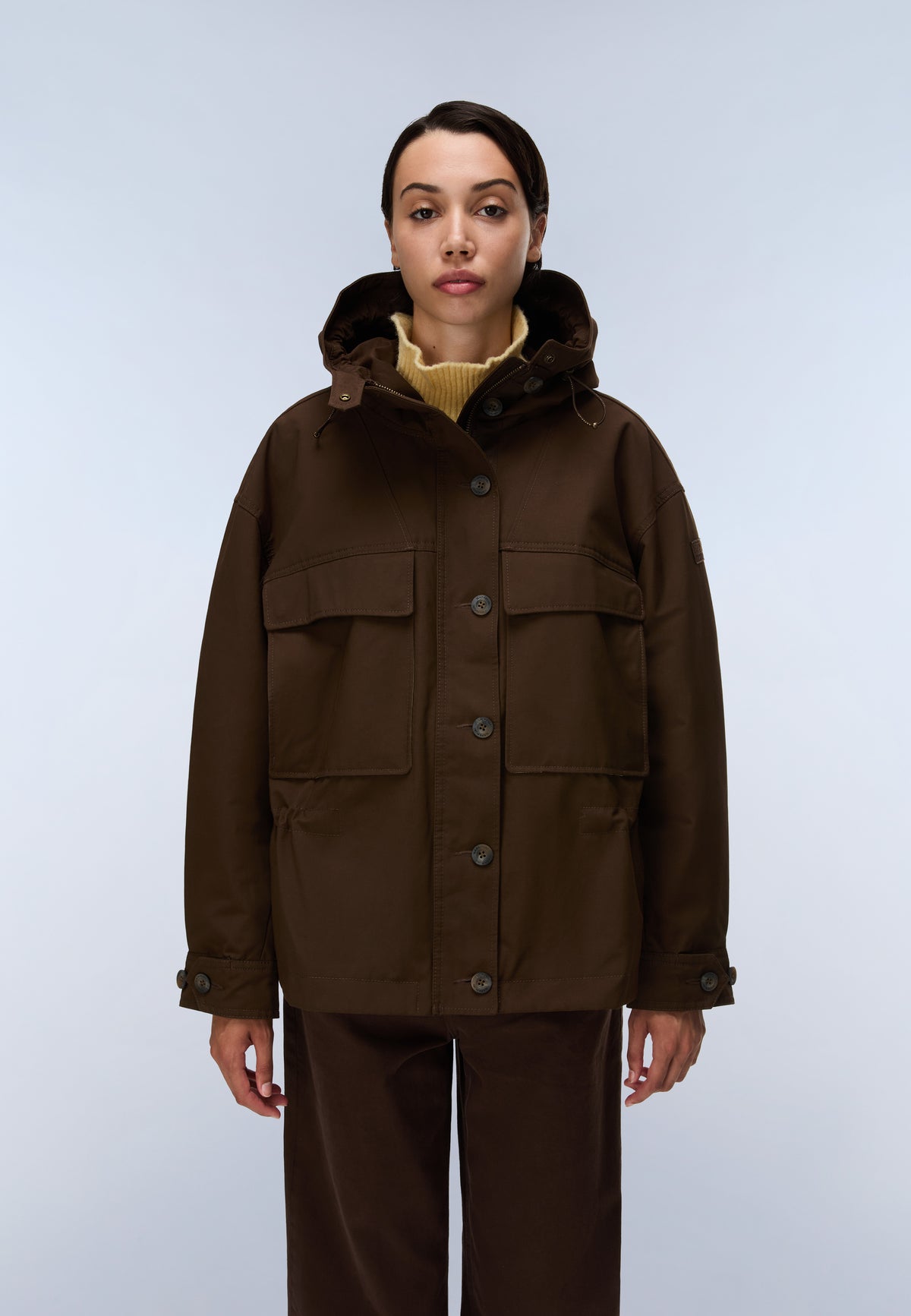Asko Parka Jacket Dark Brown - 4
