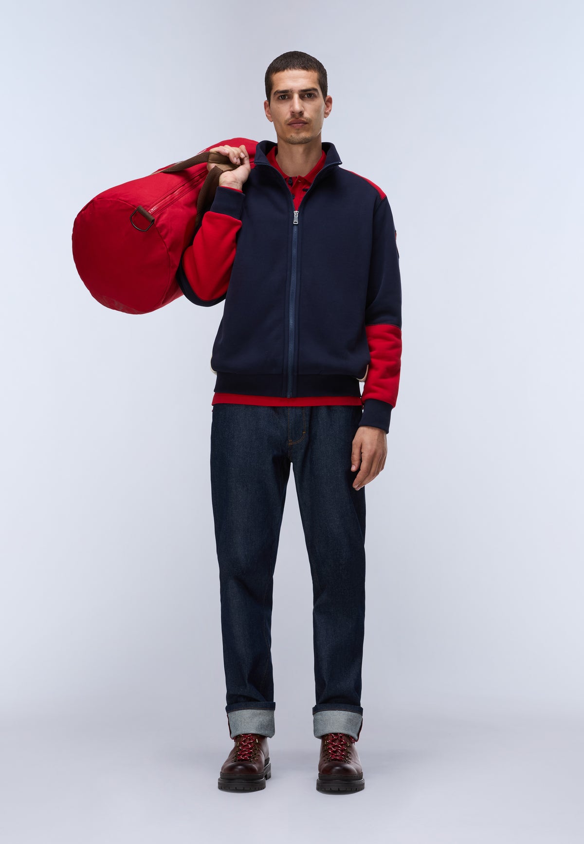 Archive Full-Zip Sweatshirt Blue - 3