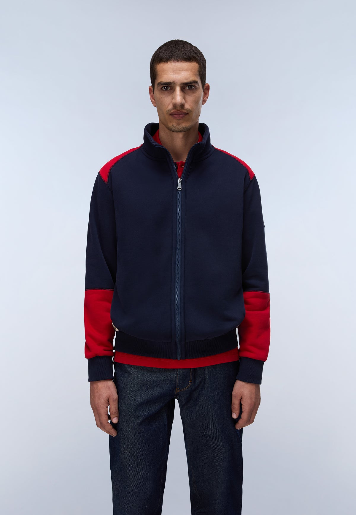 Archive Full-Zip Sweatshirt Blue - 4