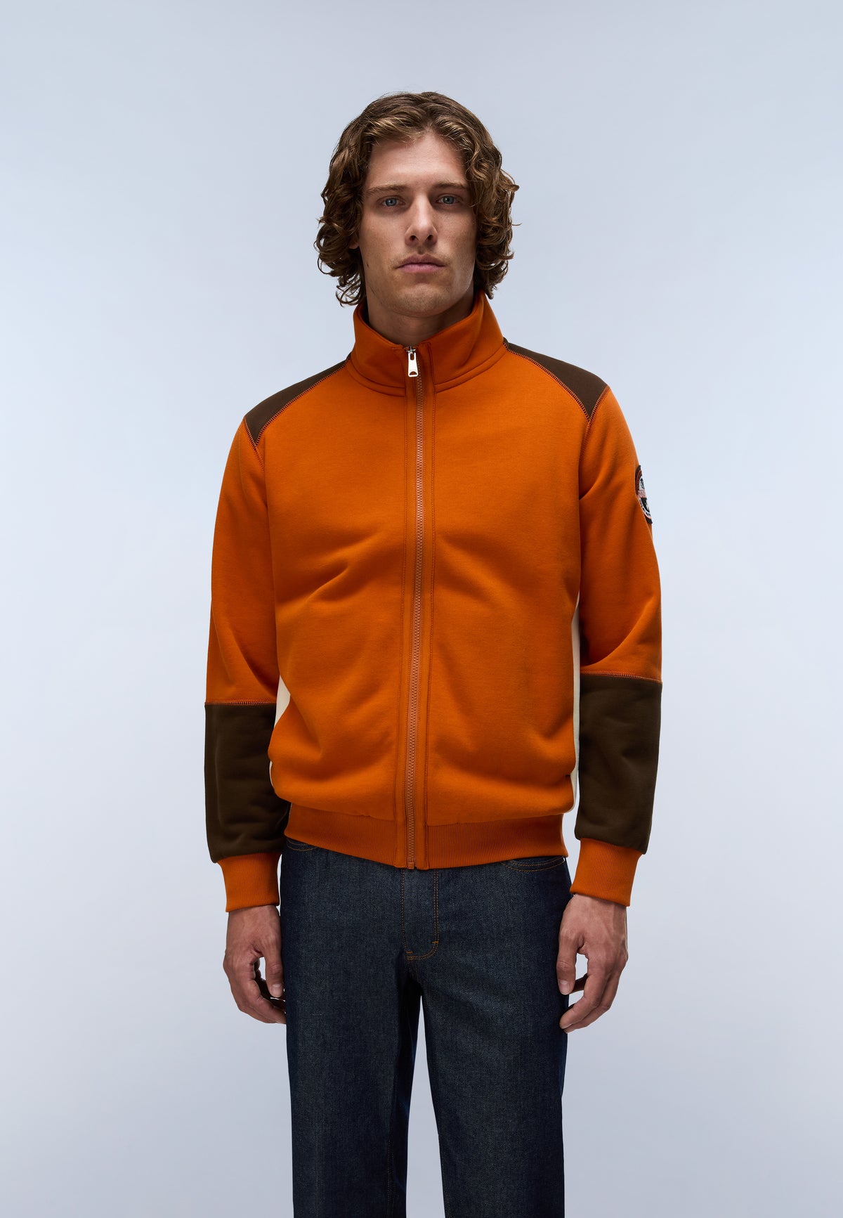 Archive Full-Zip Sweatshirt Orange - 4