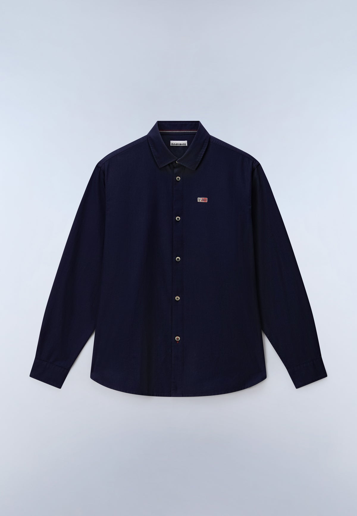 Napapijri Camicia Grone a Maniche Lunghe Blu Scuro Uomo - 1