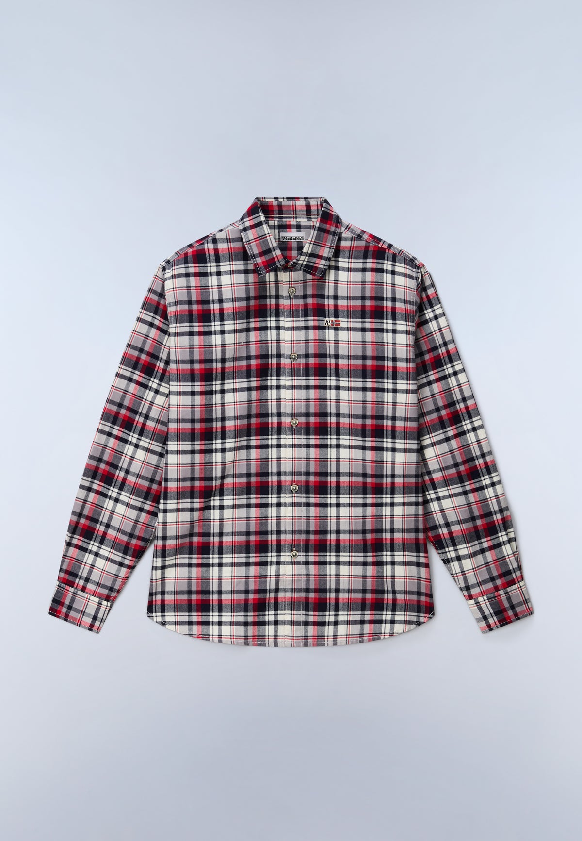 Napapijri Camicia Grone a Maniche Lunghe Multicolour CHG Uomo - 1