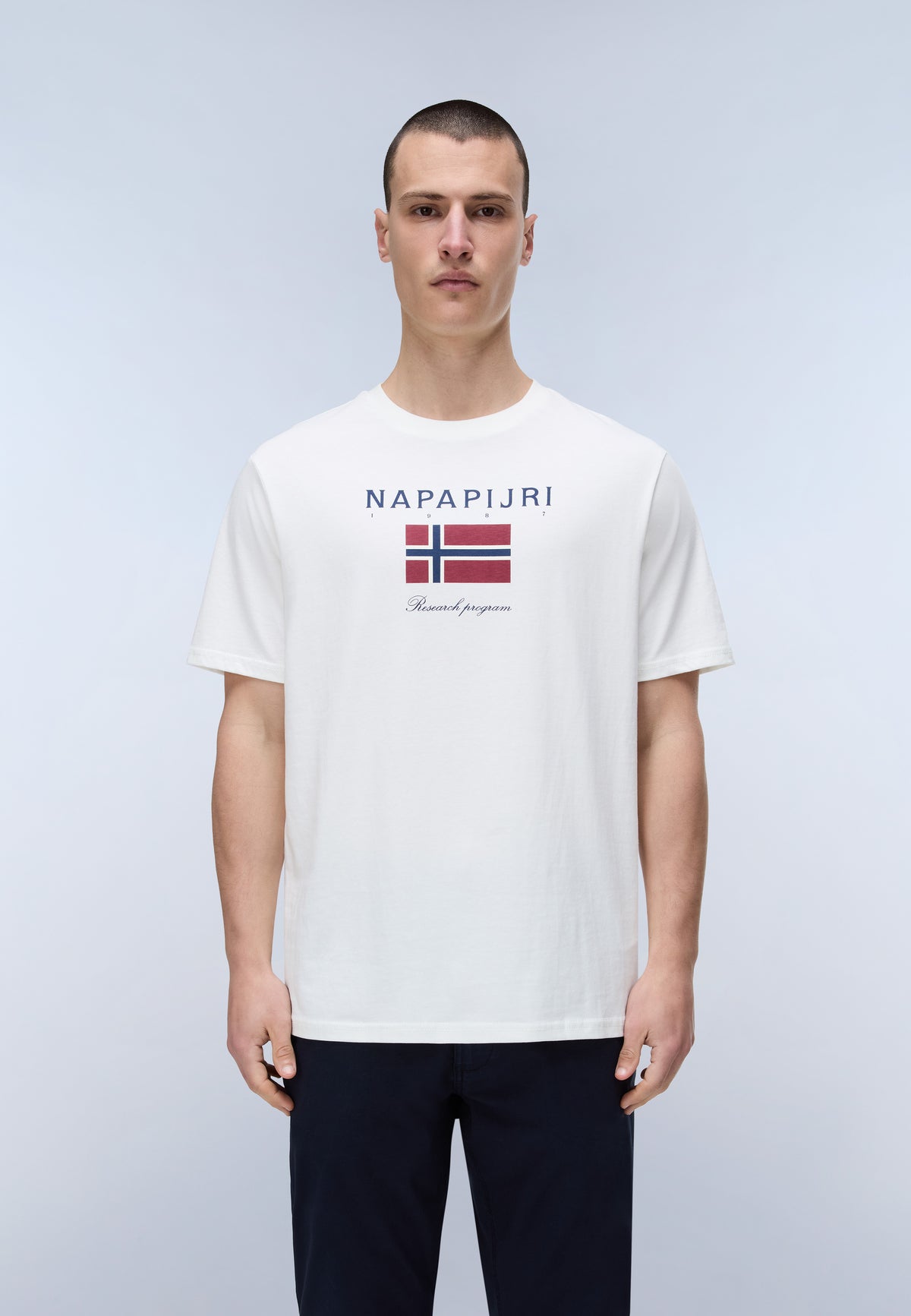 Napapijri Sese Short Sleeve T-Shirt White Men - 2