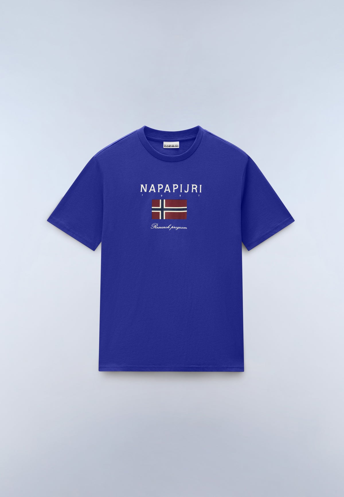 Napapijri Camiseta Sese de Manga Corta Azul Royal Hombre - 1
