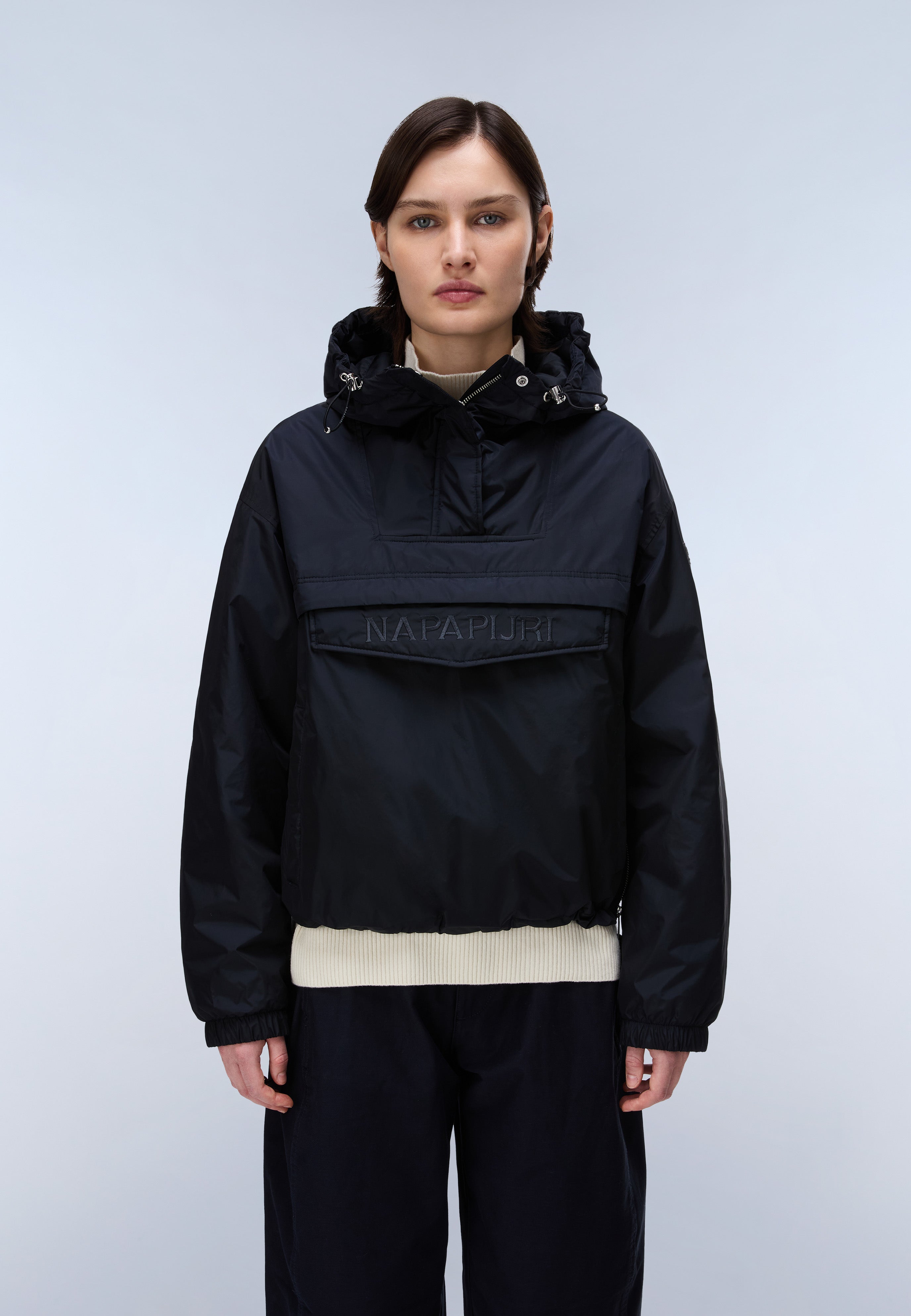 NAPAPIJRI ナイロンジャケット Napapijri Rainforest Optique Anorak Jacket Women Black