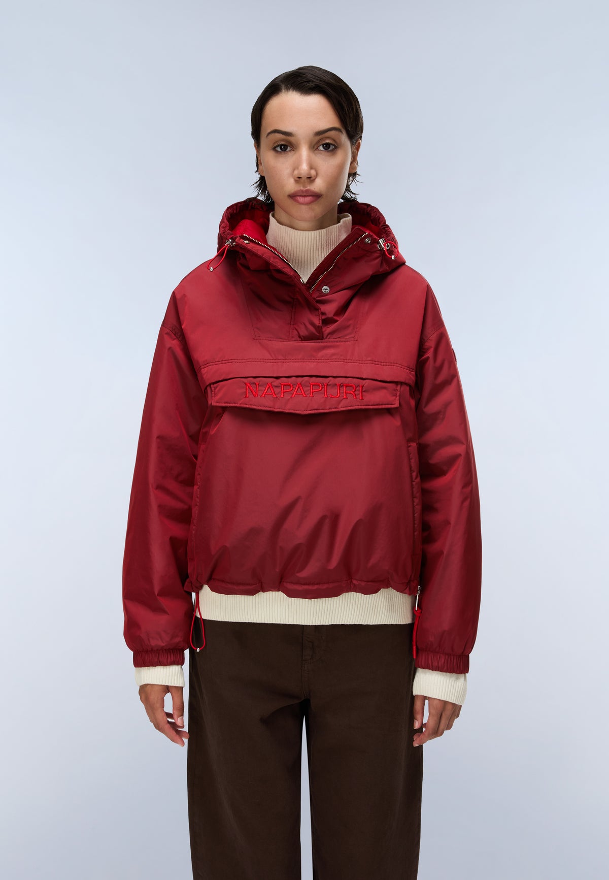 Anorak Rainforest Optique Rojo - 4