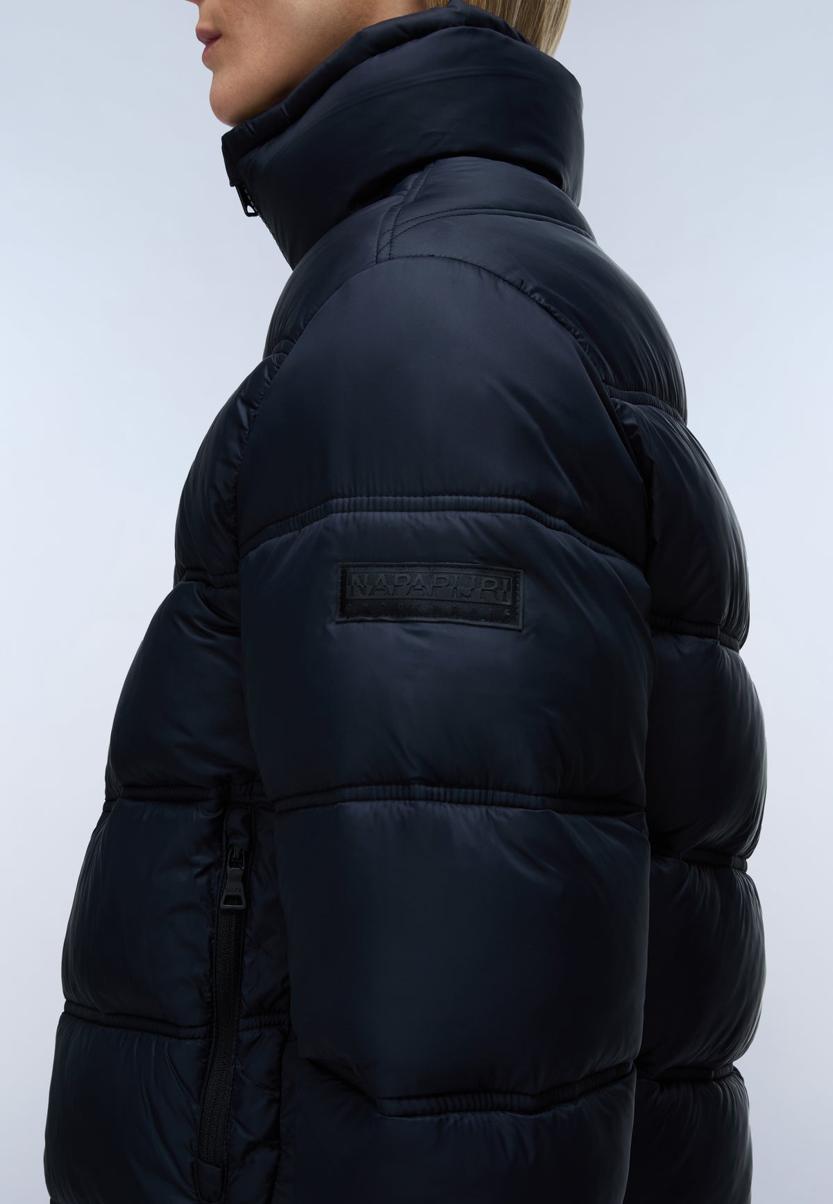 Ega Stand Puffer Jacket Black - 7