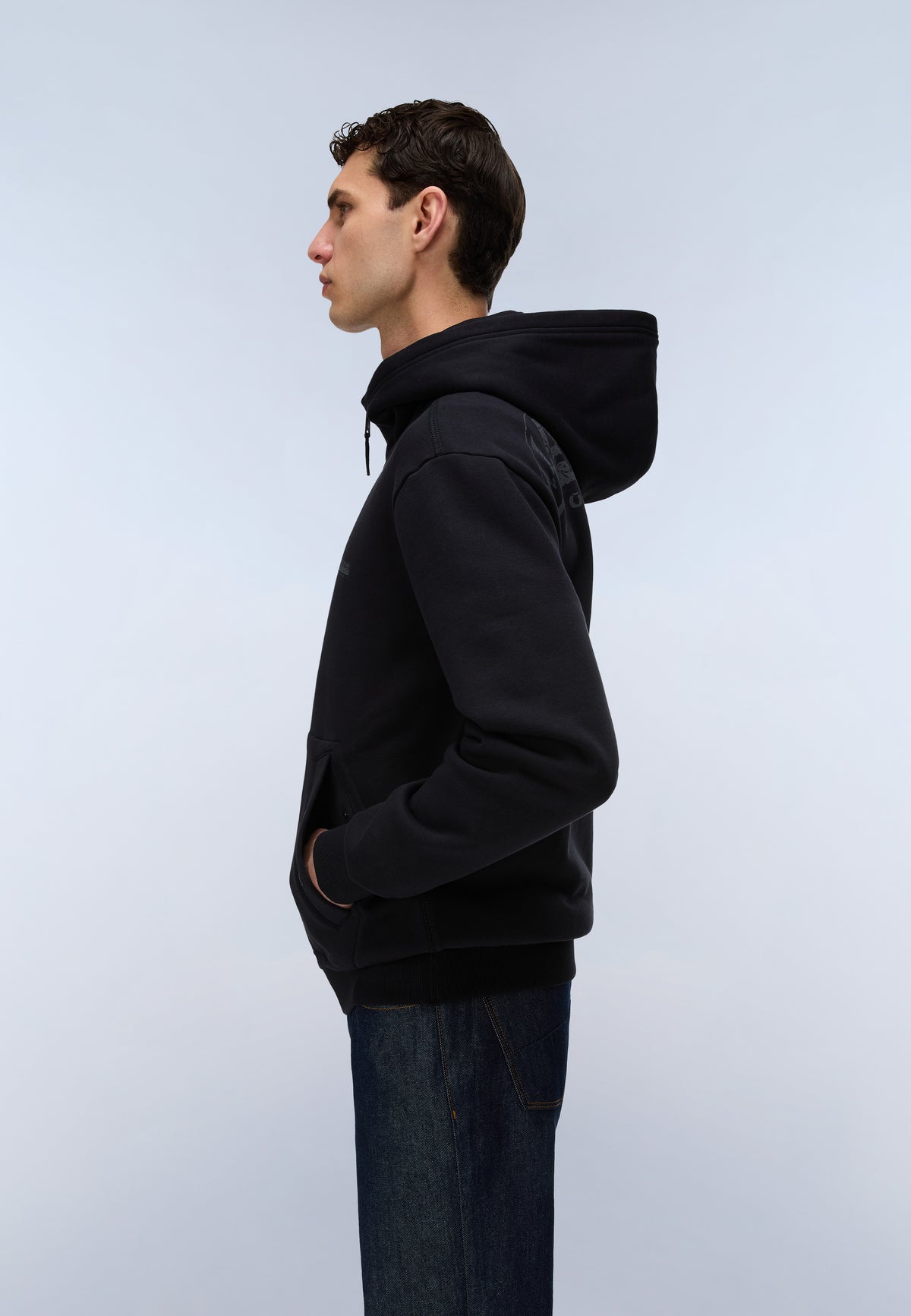 Felpa con Cappuccio e Zip Yourte  - 4