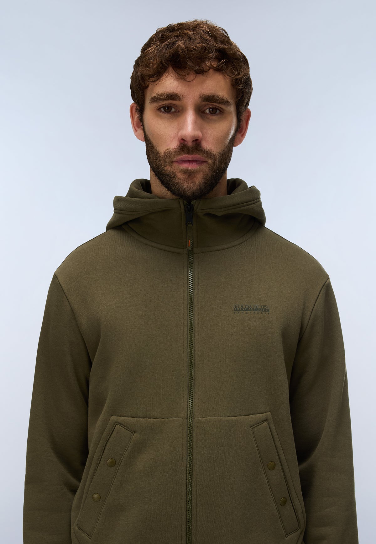 Felpa con Cappuccio e Zip Yourte  - 2