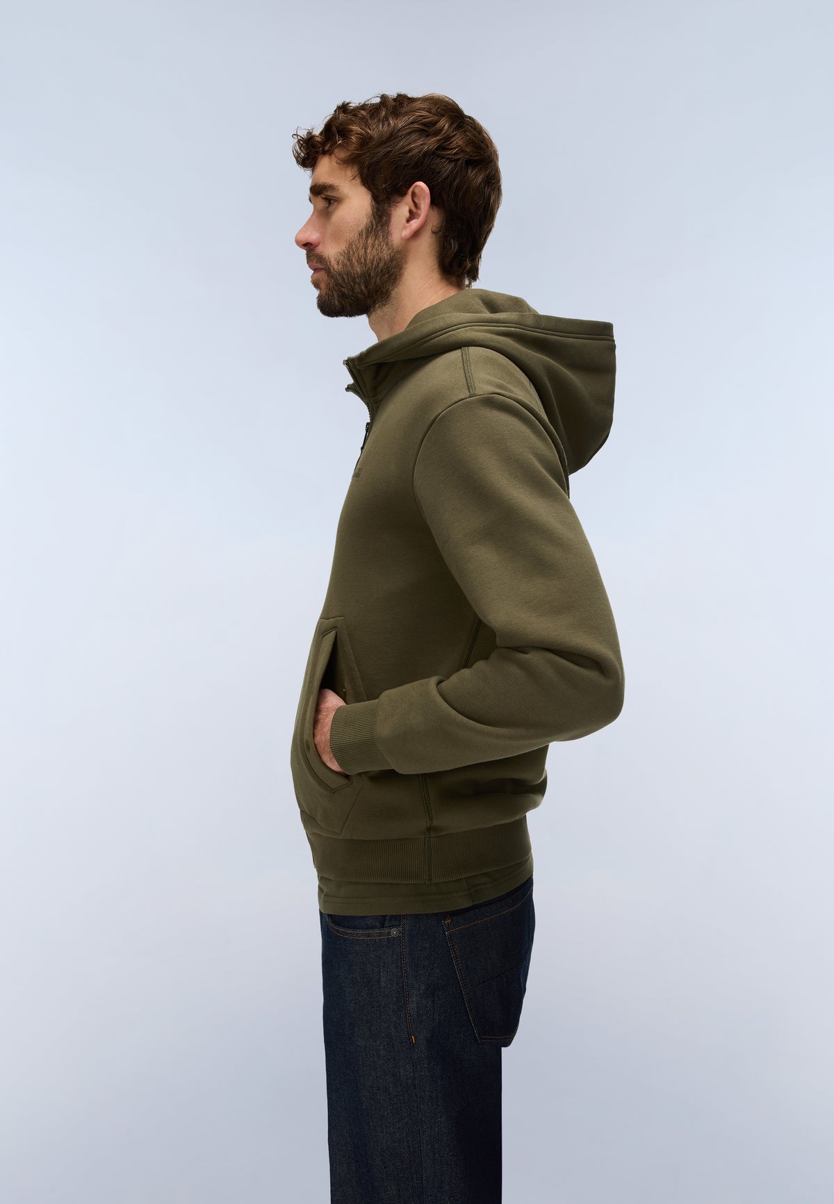 Felpa con Cappuccio e Zip Yourte  - 4