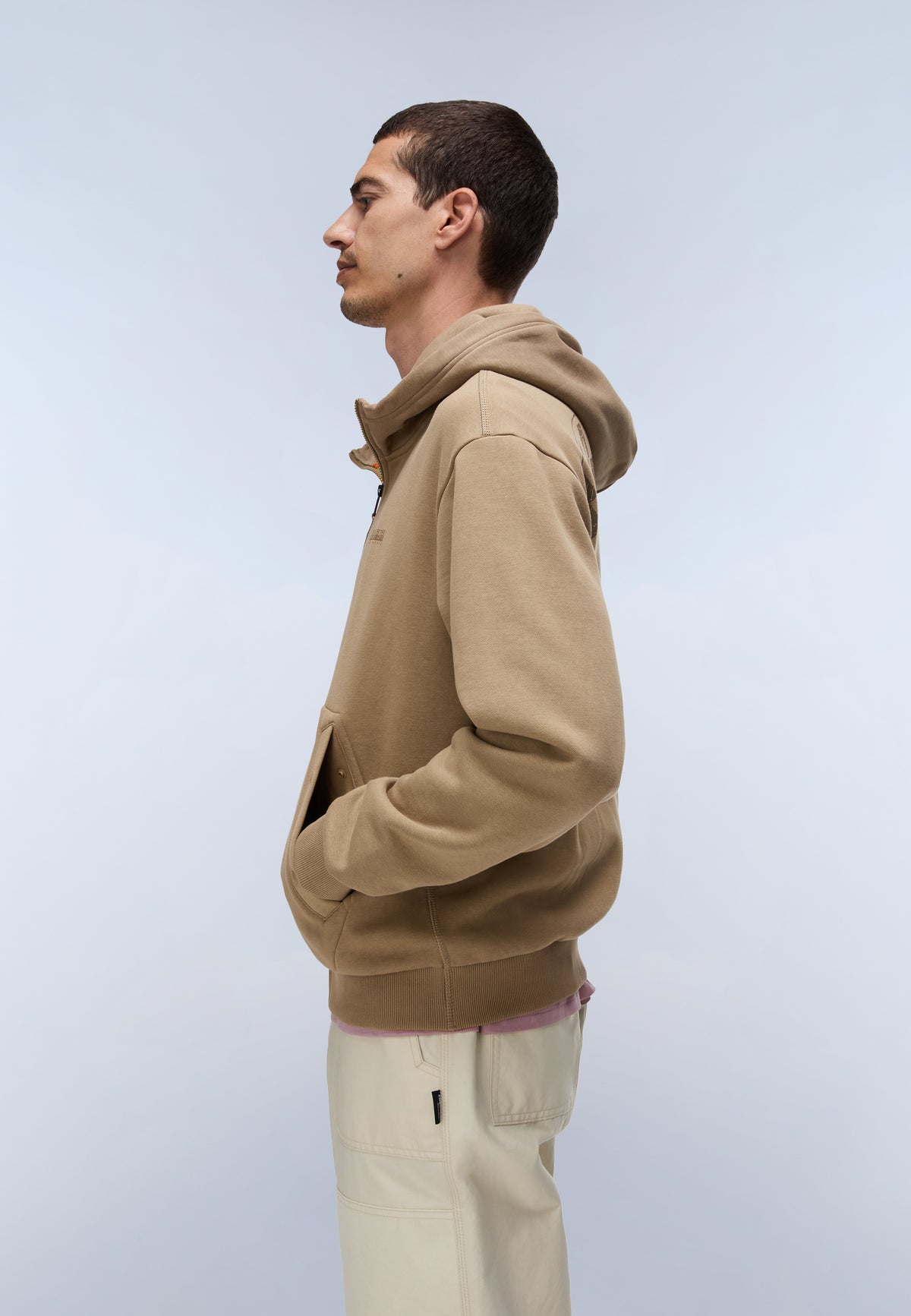 Felpa con Cappuccio e Zip Yourte  - 4