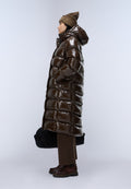 Chaqueta Acolchada Glane Marron Oscuro - 4